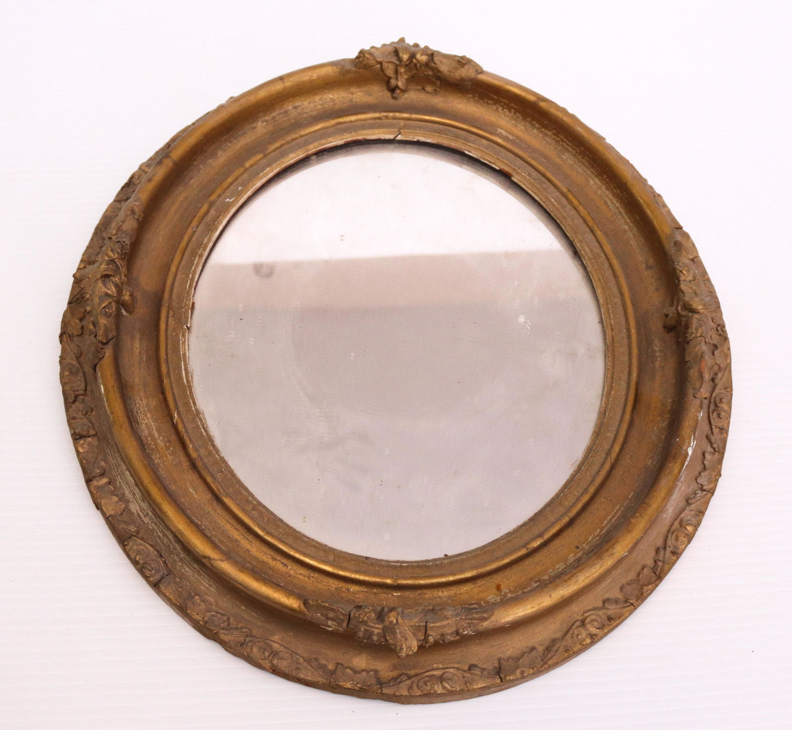 ANTIQUE OVAL MIRROR (1 of 3)