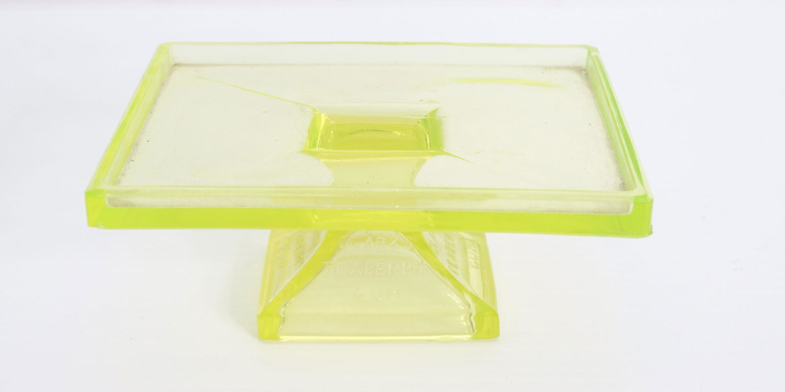 VASELINE GLASS ADVERTISING DISPLAY STAND (1 of 3)