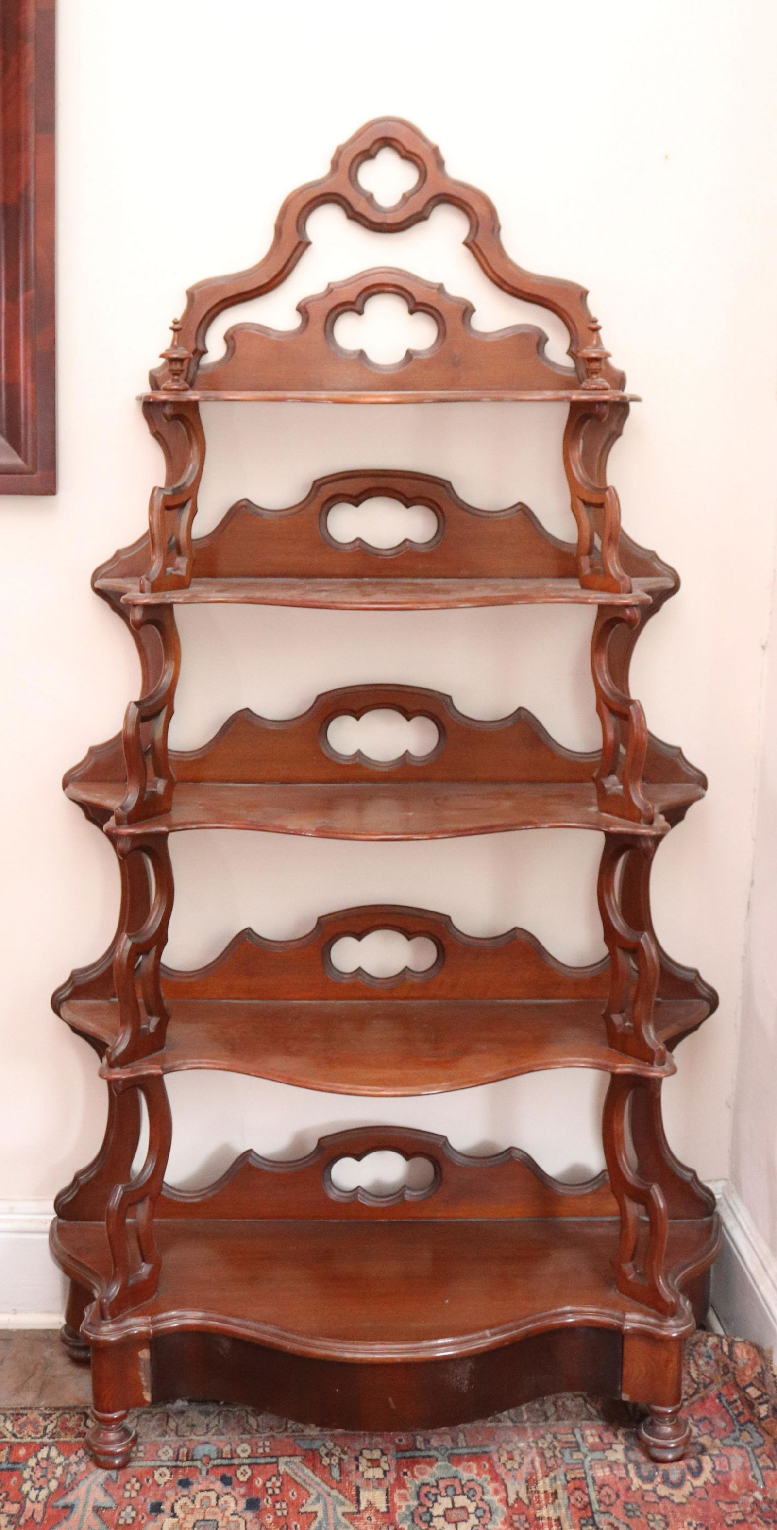 VICTORIAN WALNUT SHELF (1 of 3)