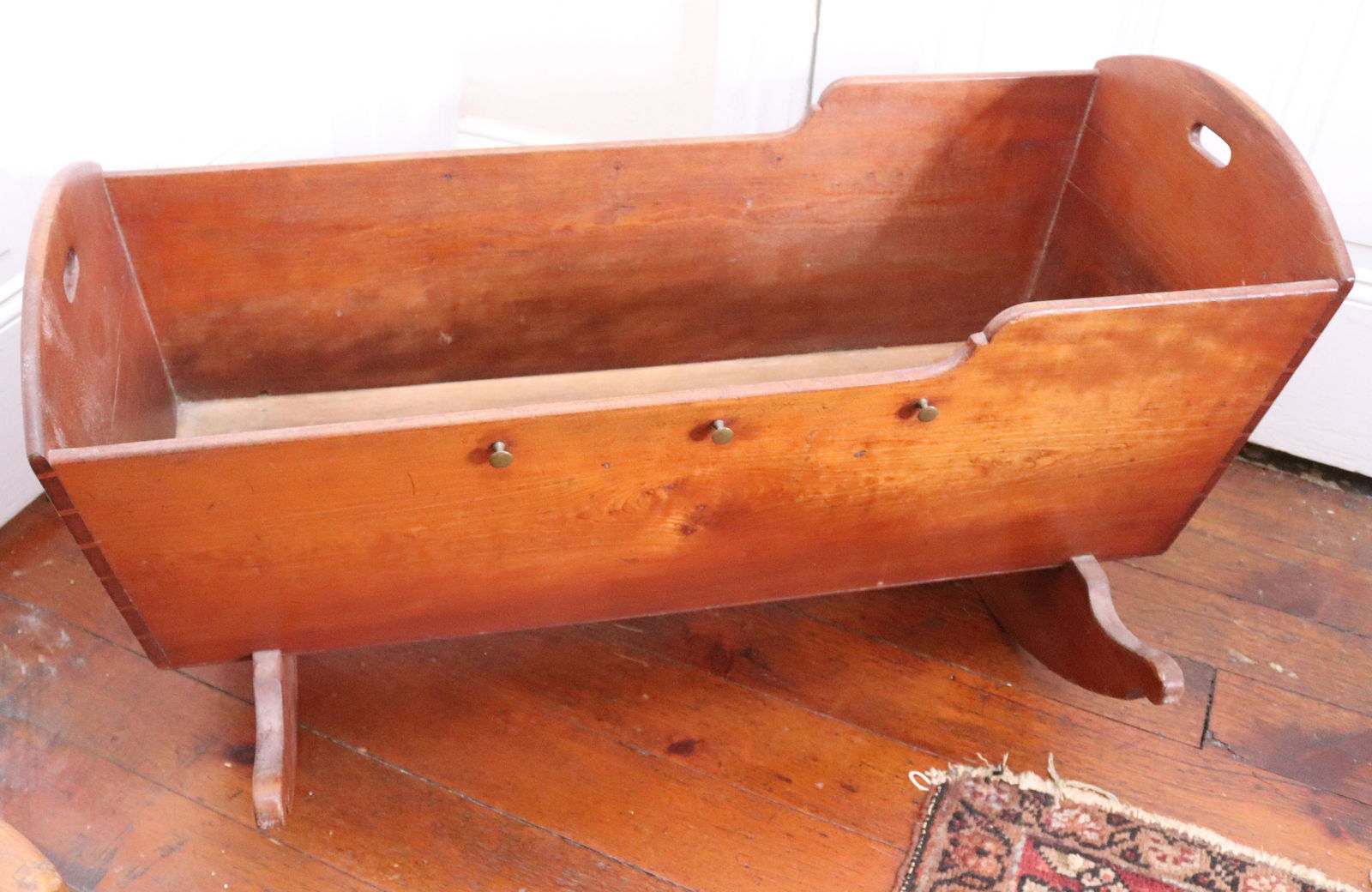 ANTIQUE CHILD'S CRADLE (1 of 3)