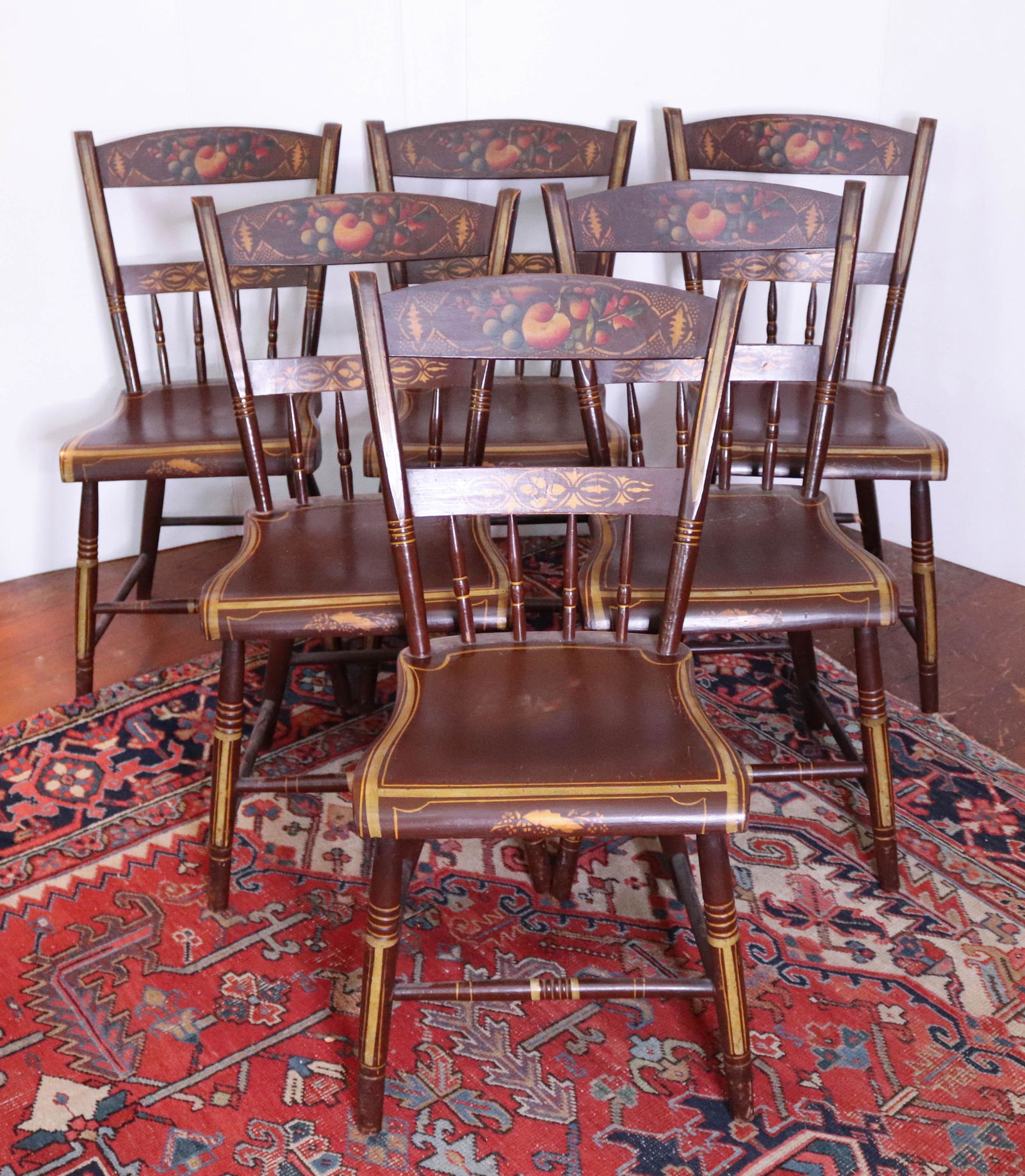 19TH CENTURY PAINTED CHAIR LOT (1 of 4)