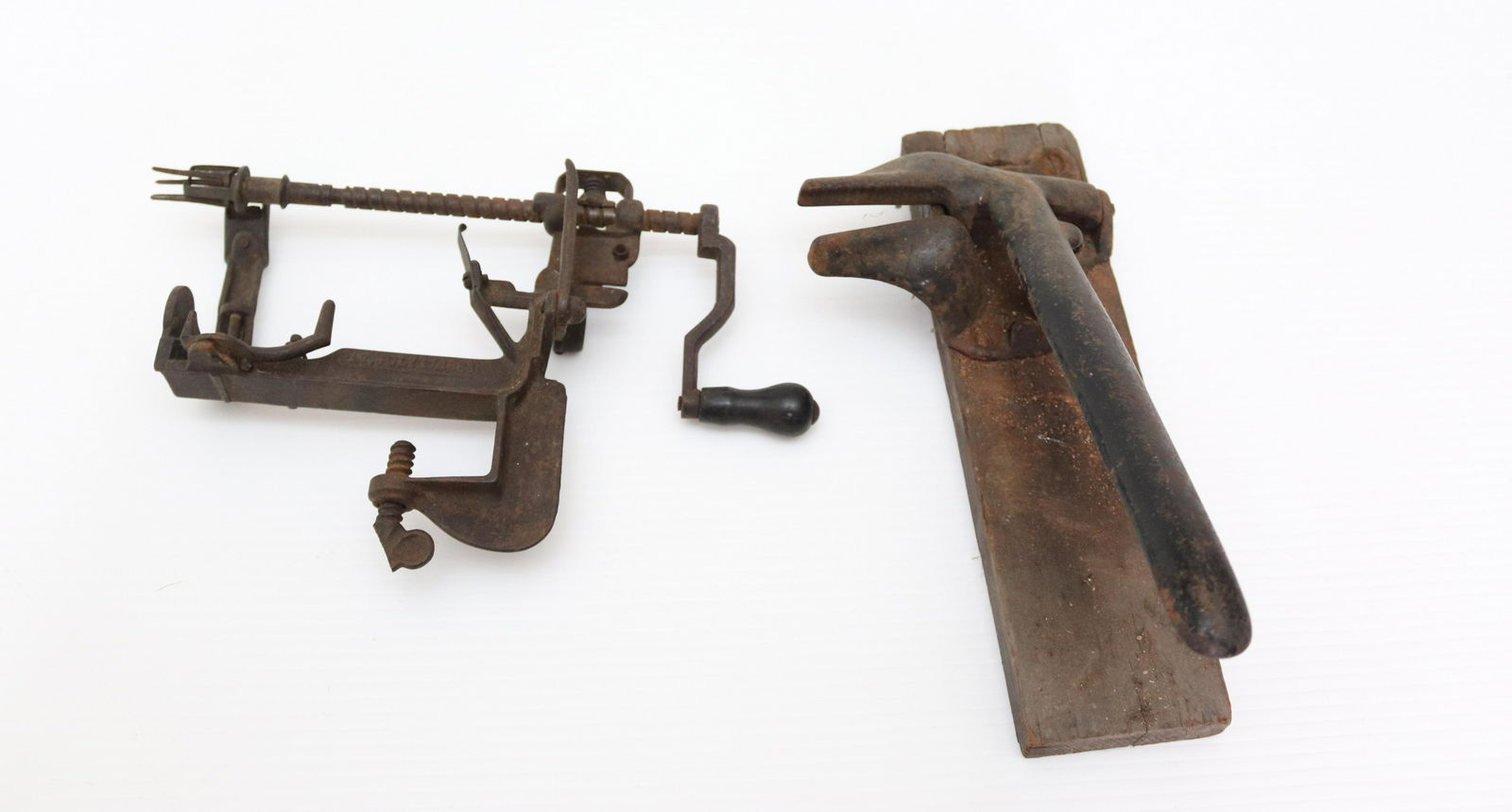 CAST IRON NUTCRACKER AND VINTAGE PEELER (1 of 4)