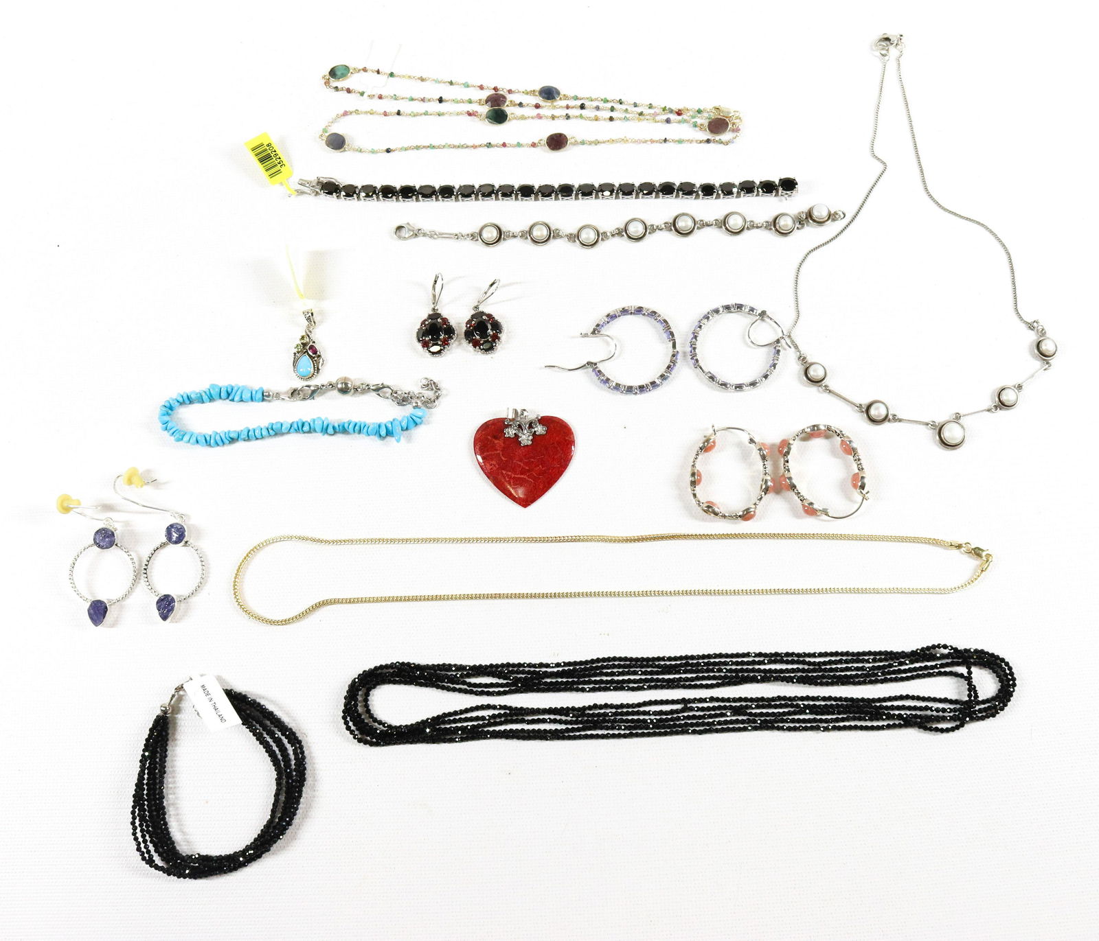 CONTEMPORARY STERLING SILVER JEWELRY GROUP (1 of 1)