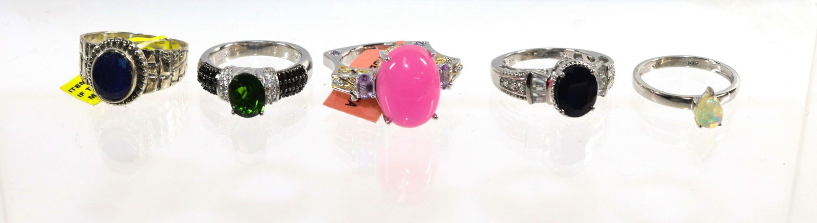 CONTEMPORARY STERLING SILVER JEWELRY RING LOT (1 of 2)