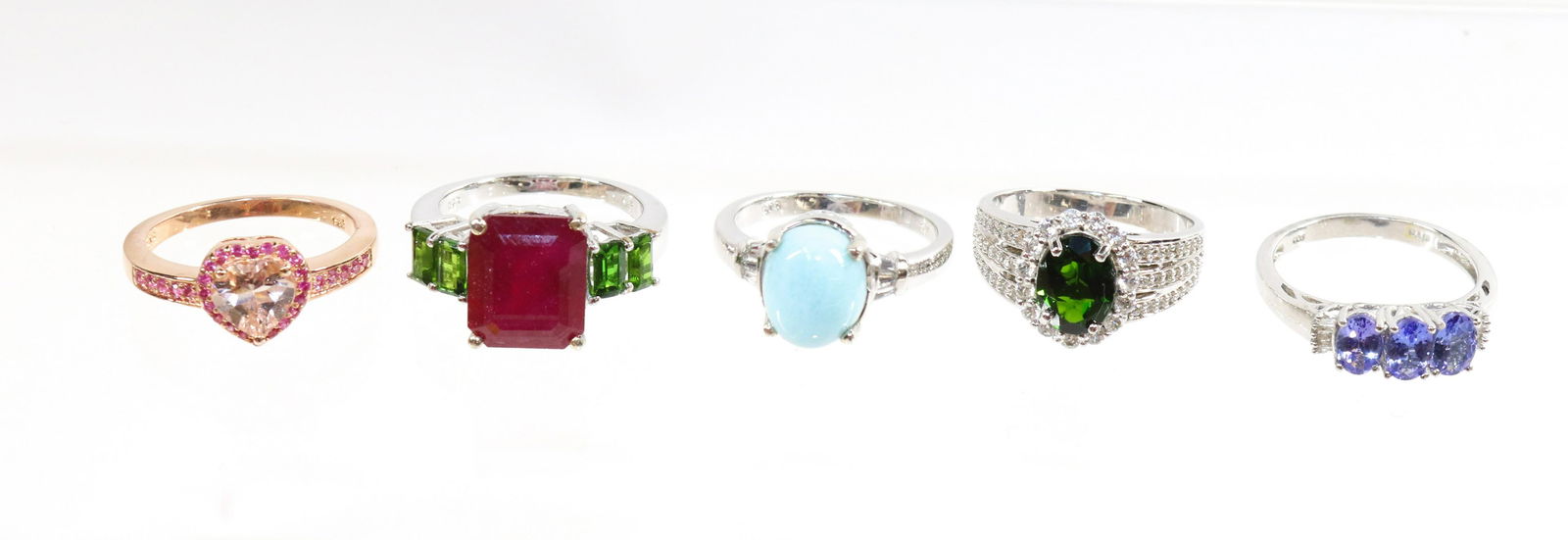 CONTEMPORARY STERLING SILVER RING LOT (1 of 2)