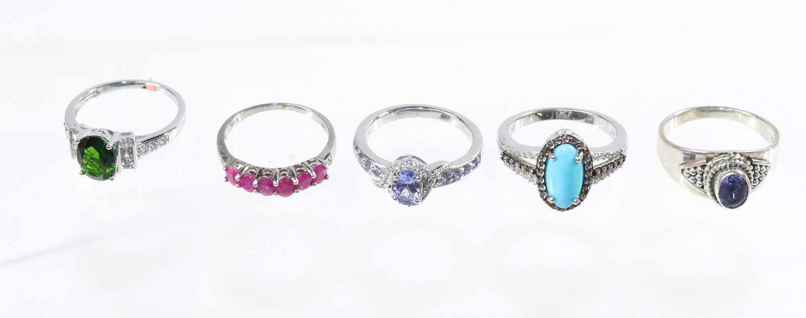 CONTEMPORARY STERLING SILVER RING LOT (1 of 2)