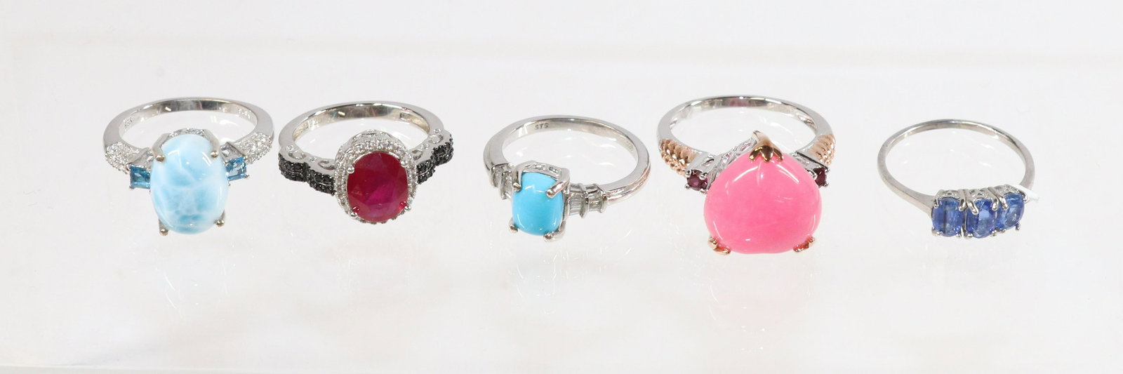 CONTEMPORARY STERLING SILVER JEWELRY LOT (1 of 2)