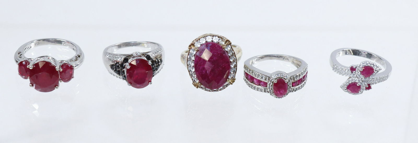 CONTEMPORARY STERLING SILVER RING LOT (1 of 2)