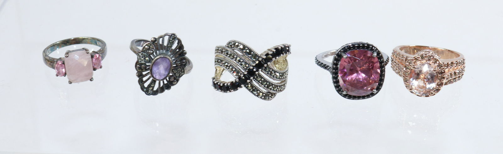 CONTEMPORARY STERLING SILVER RING LOT (1 of 2)