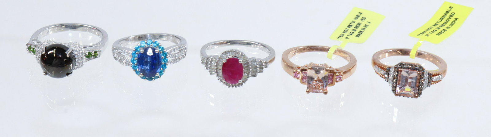 CONTEMPORARY STERLING SILVER RING LOT (1 of 2)