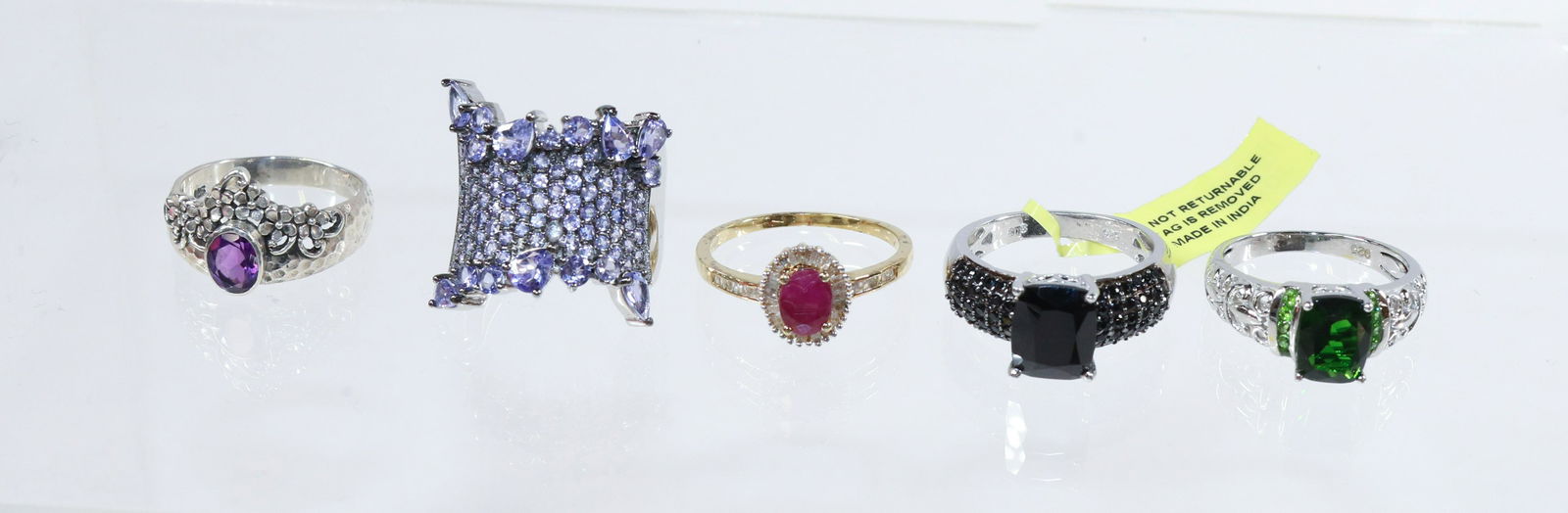CONTEMPORARY STERLING SILVER RING LOT (1 of 2)