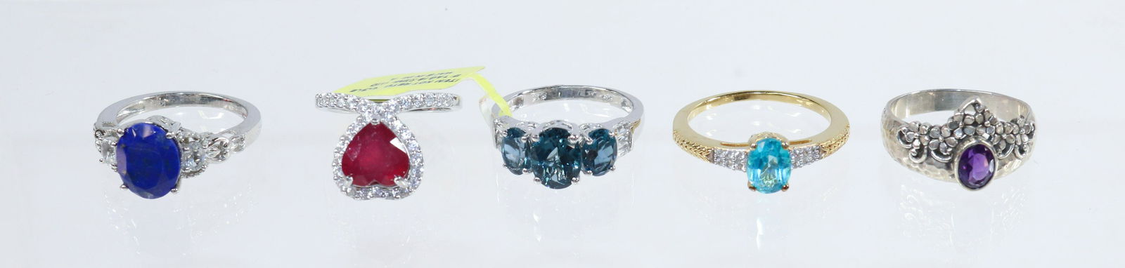 CONTEMPORARY STERLING SILVER RING LOT (1 of 2)