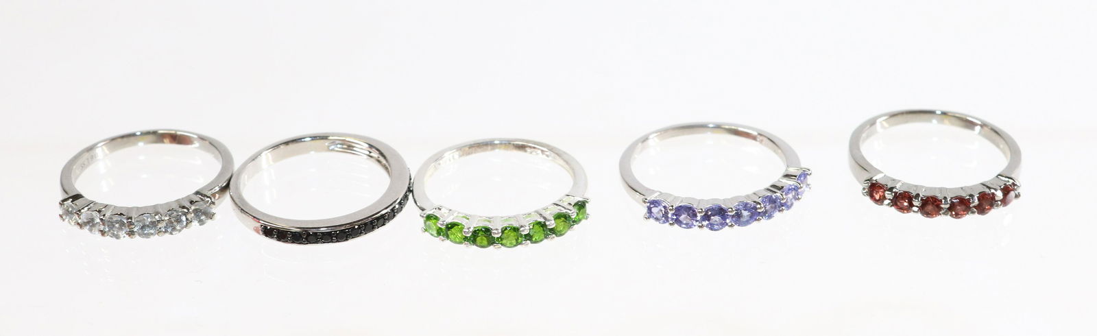 CONTEMPORARY STERLING SILVER RING LOT (1 of 2)