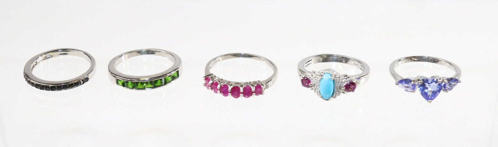 CONTEMPORARY STERLING SILVER RING LOT (1 of 2)