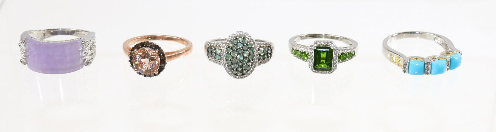 CONTEMPORARY STERLING SILVER RING LOT (1 of 2)