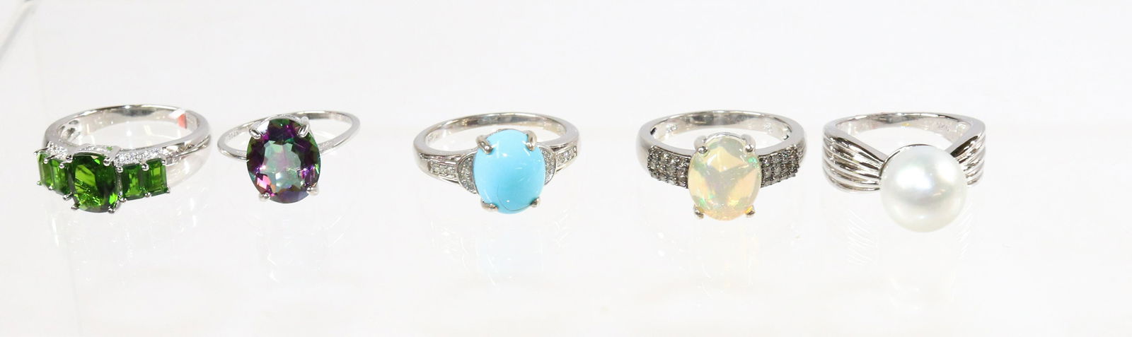 CONTEMPORARY STERLING SILVER RING LOT (1 of 2)