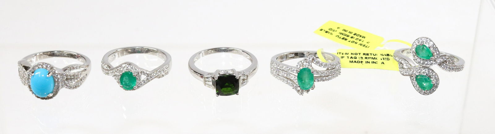 CONTEMPORARY STERLING SILVER RING LOT (1 of 2)