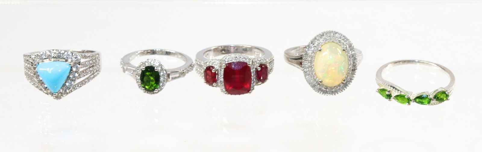 CONTEMPORARY STERLING SILVER RING LOT (1 of 2)