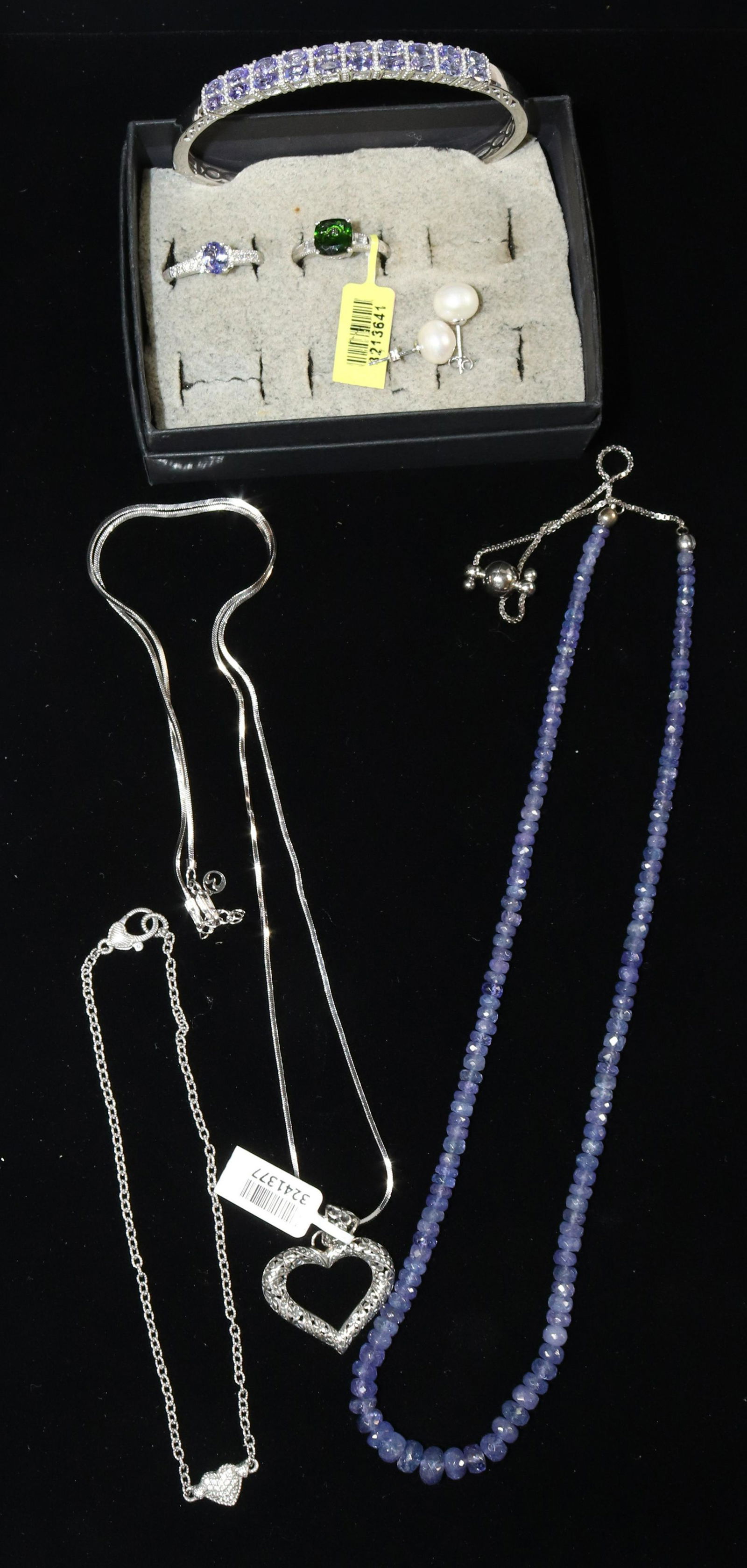 CONTEMPORARY STERLING SILVER JEWELRY LOT (1 of 2)