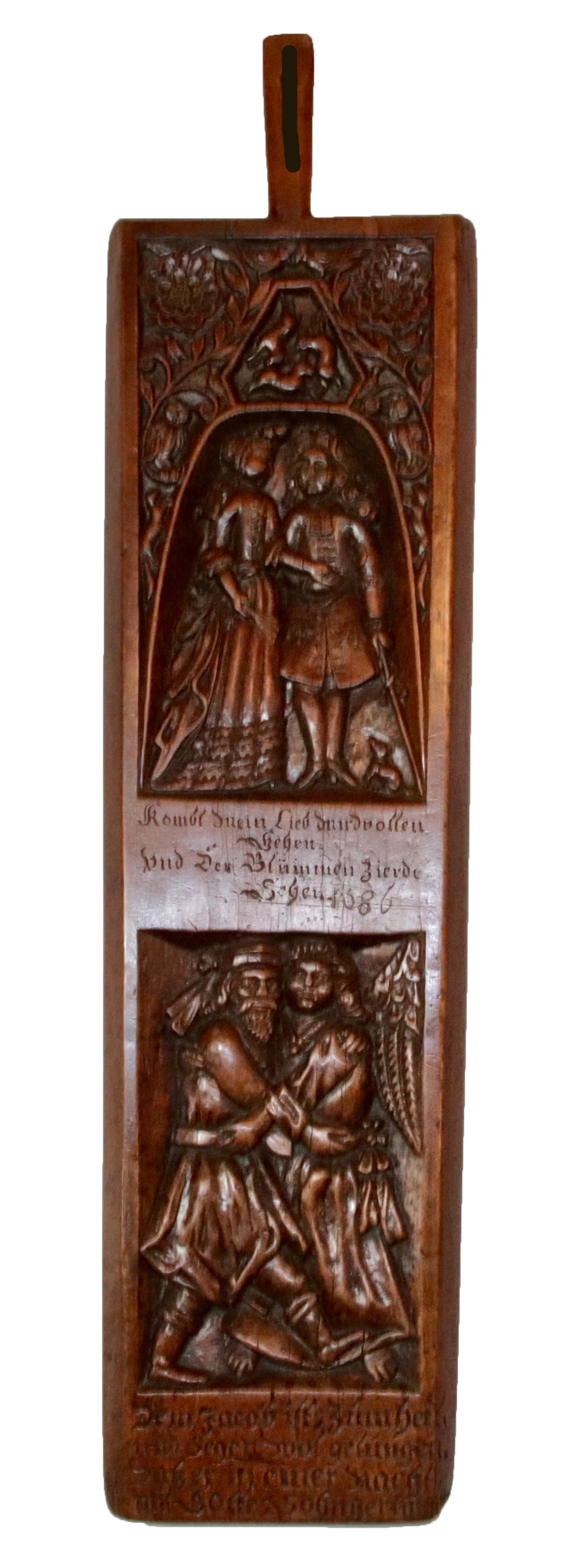 Fantastic 17th Century German Mangle Board (1 of 5)