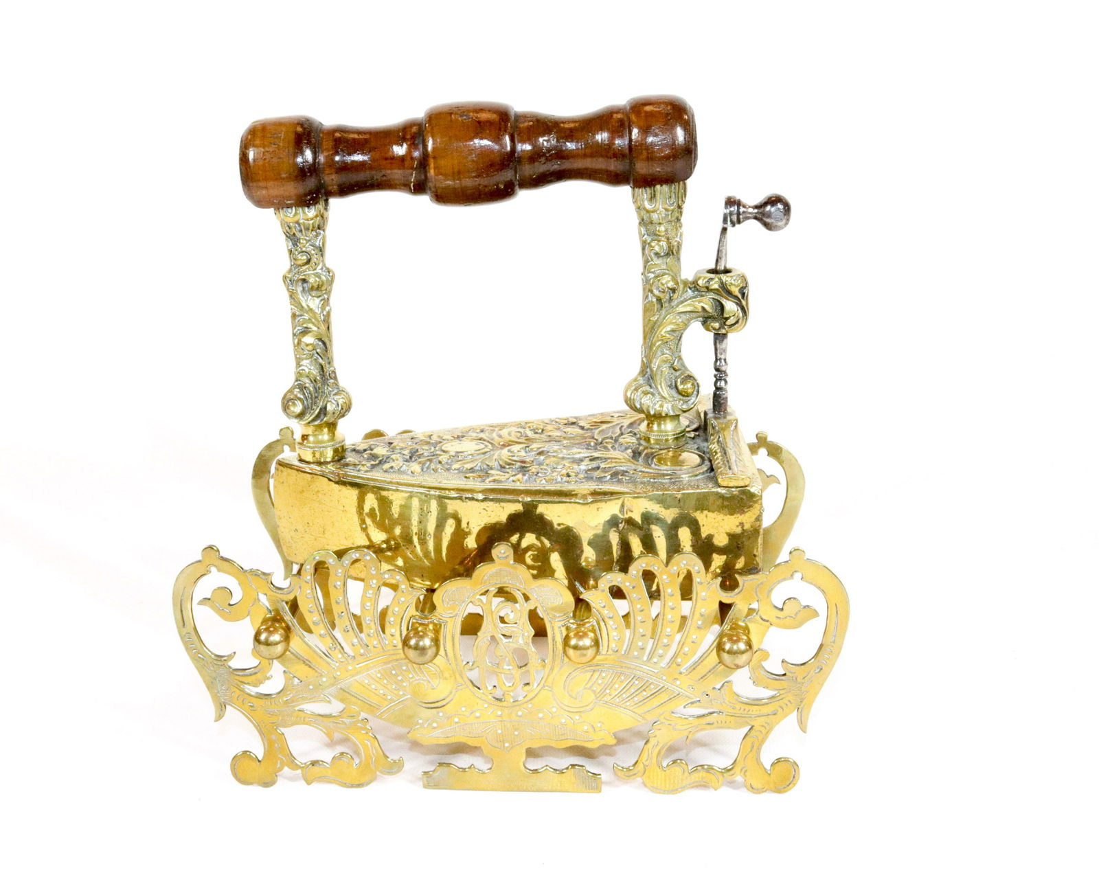 18th Century Ornate German Box Iron (1 of 5)