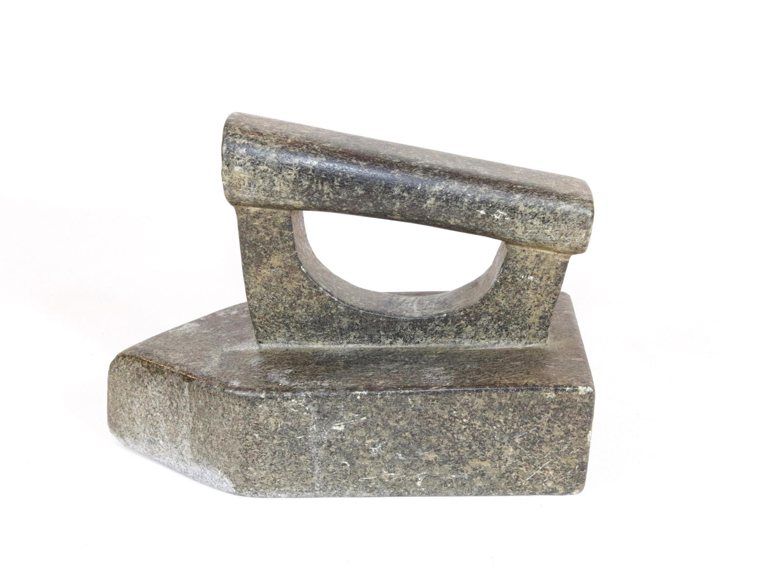 Hand Carved Soapstone Iron (1 of 3)