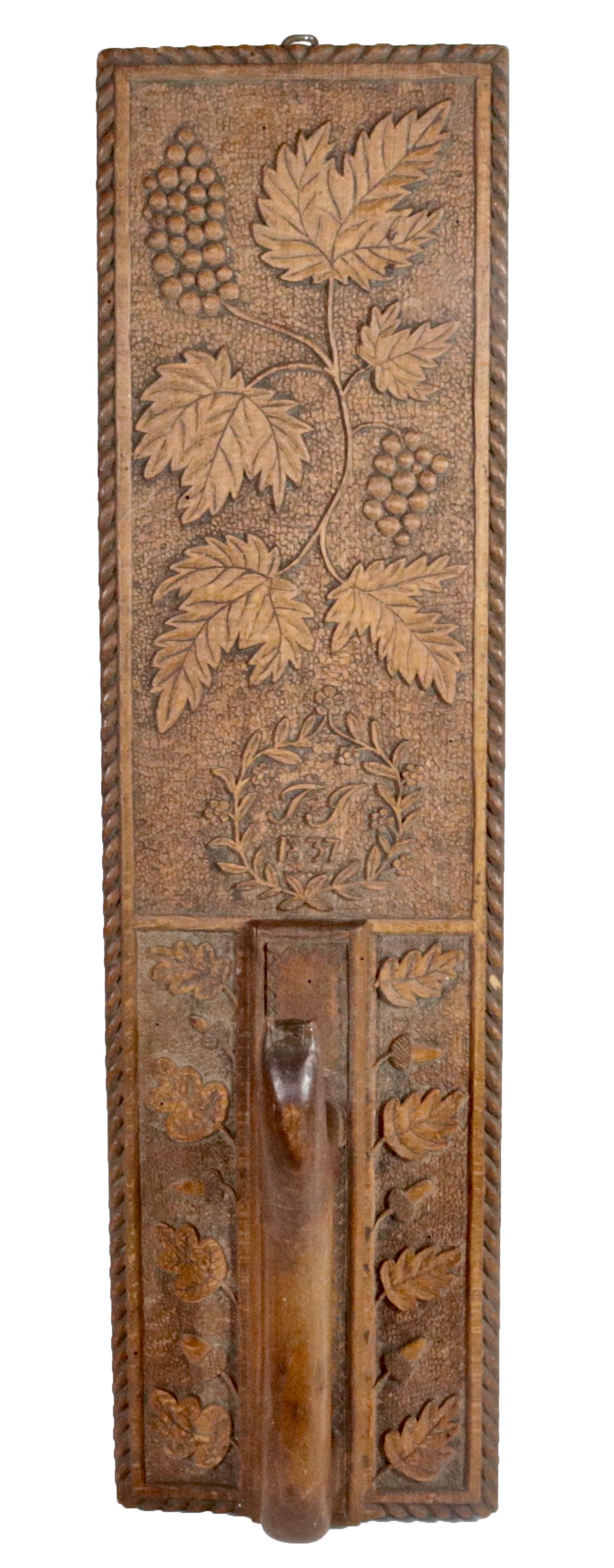 19th Century Carved German Mangle Board (1 of 5)