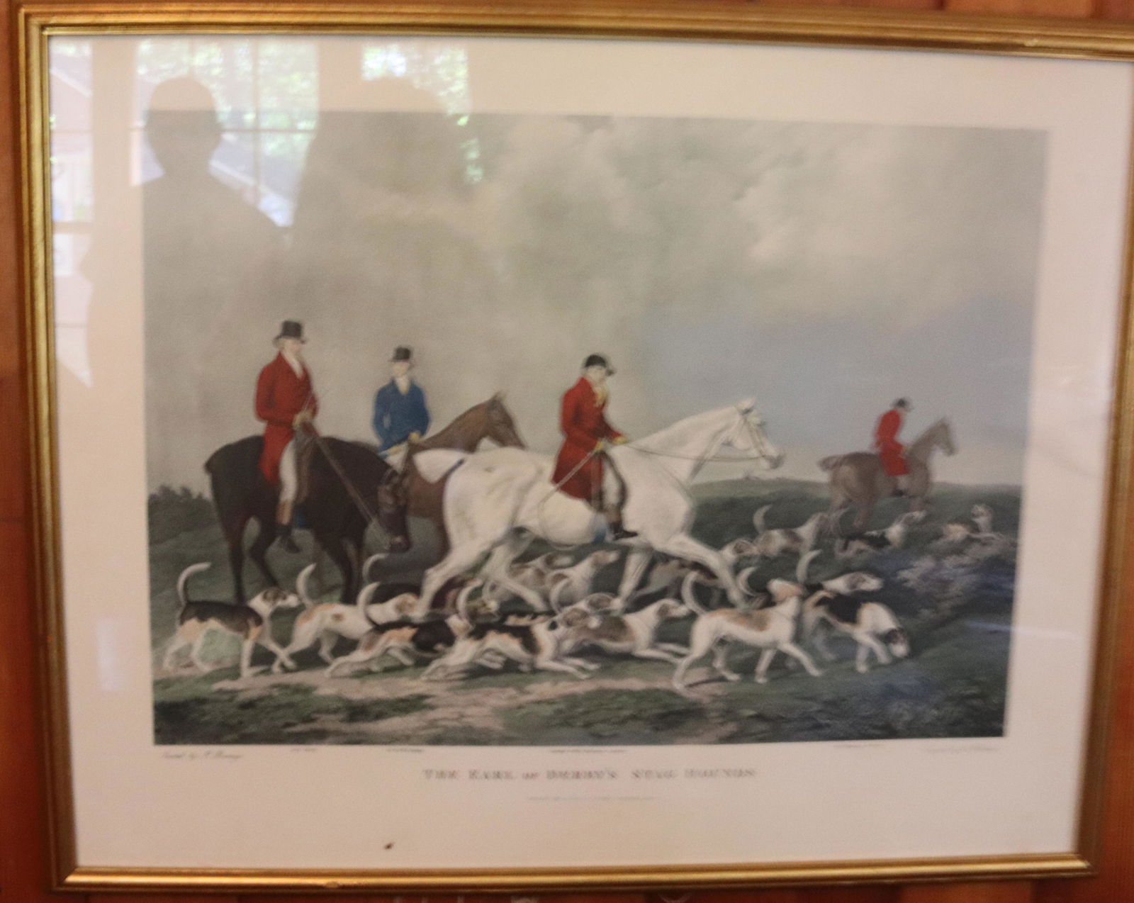 FOX HUNTING SCENE PRINT (1 of 3)