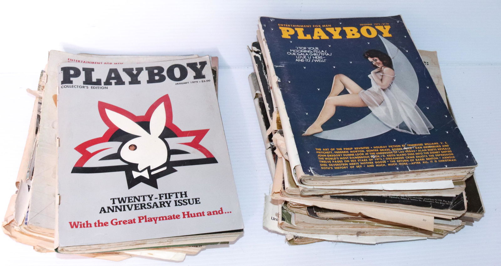 STACK OF PLAYBOY MAGAZINES (1 of 1)
