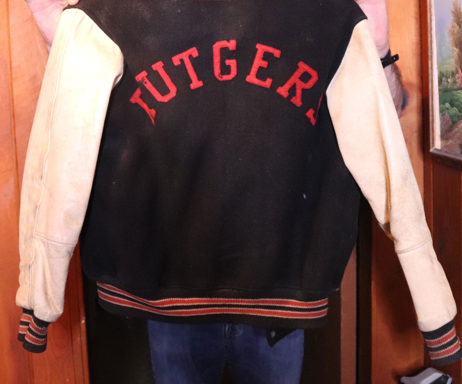 VINTAGE RUTGERS JACKET (1 of 2)