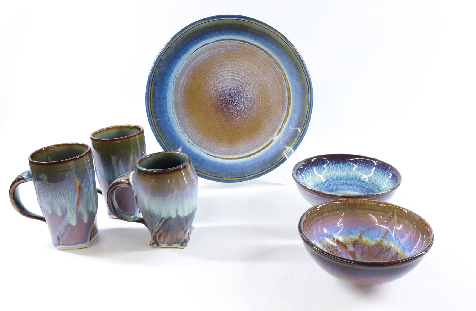 GROUP LOT OF BILL CAMPBELL POTTERY (1 of 2)