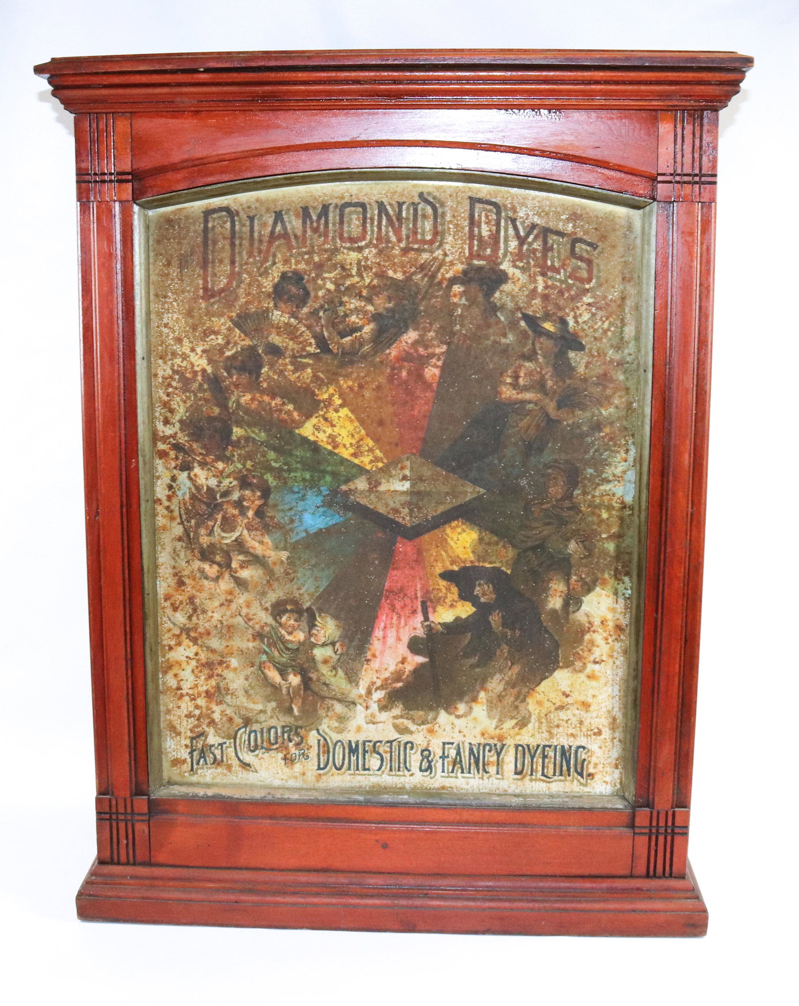 ANTIQUE DIAMOND DYES ADVERTISING CABINET (1 of 3)