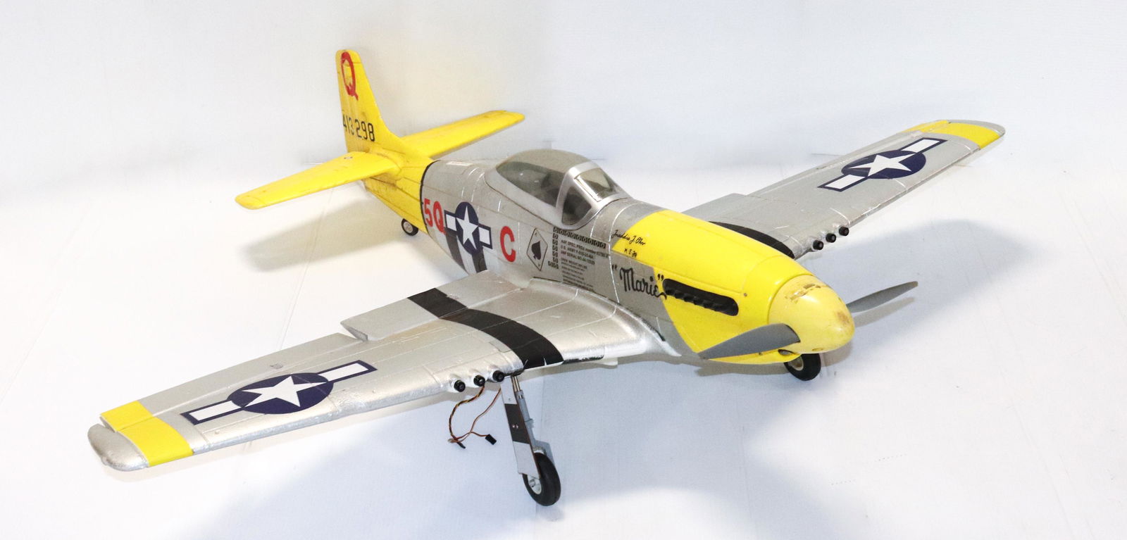 HANDCRAFTED MODEL PLANE WITH CONTROLLER (1 of 5)