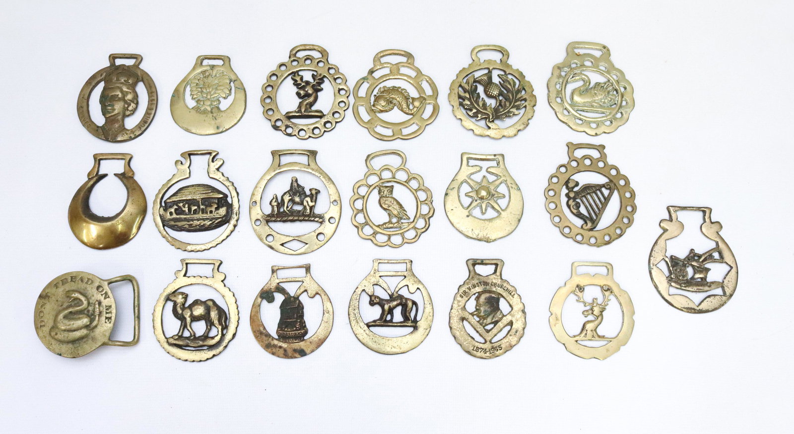 BRASS SADDLE BRIDAL PIECES (1 of 2)