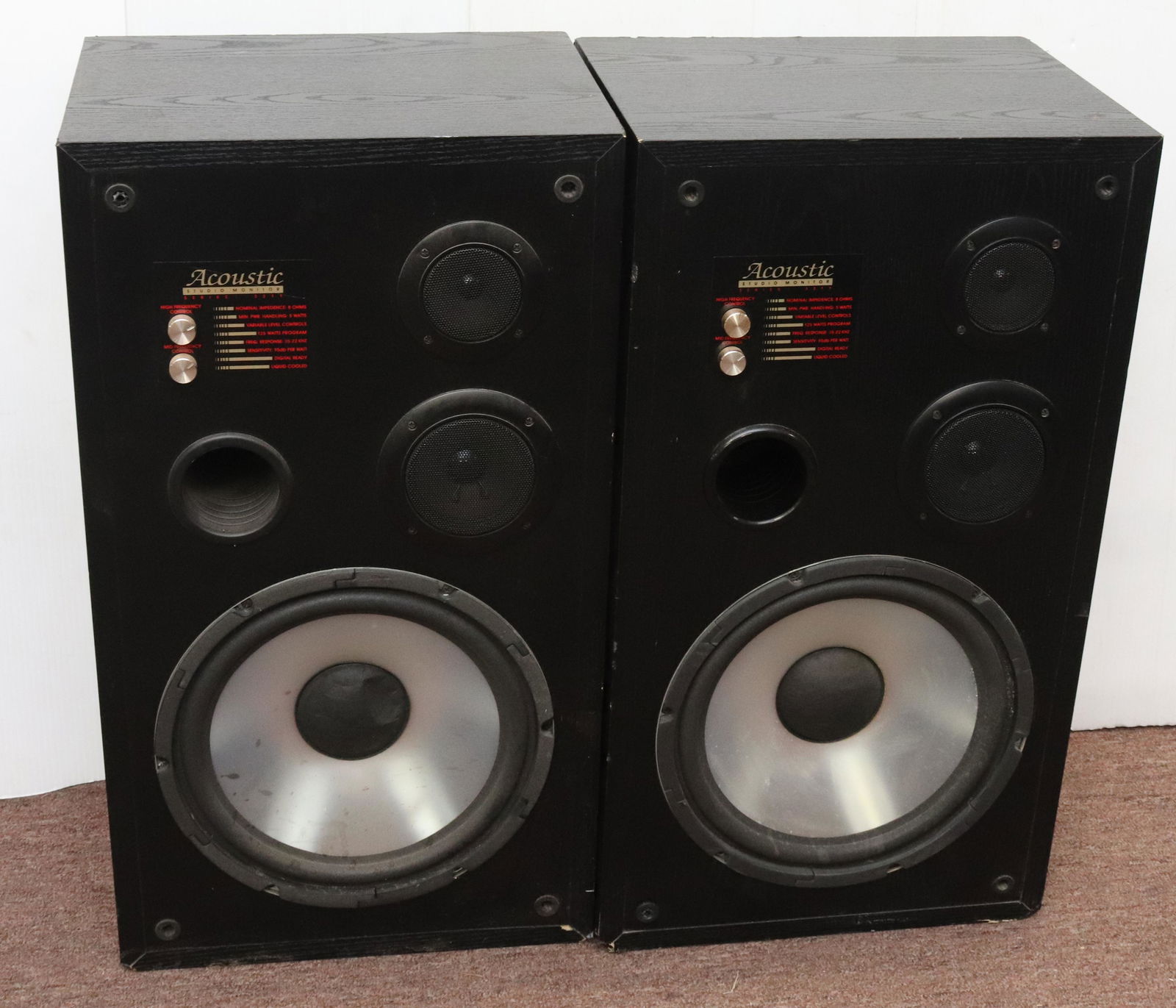 PR. OF STUDIO MONITORS (1 of 2)