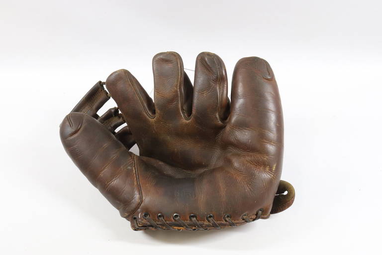 1940s Split Finger Baseball Glove