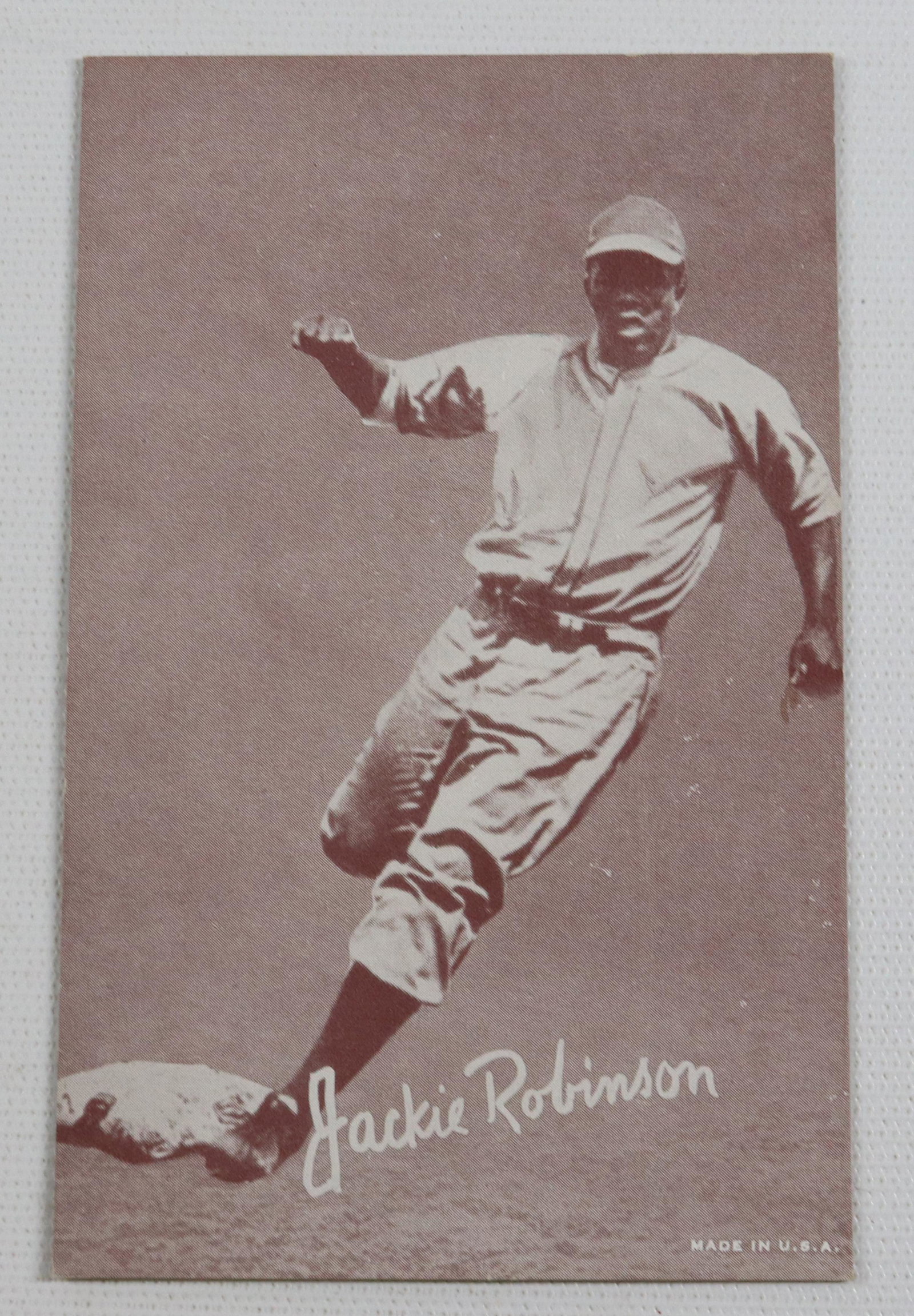 JACKIE ROBINSON BASEBALL EXHIBIT CARD (1 of 2)