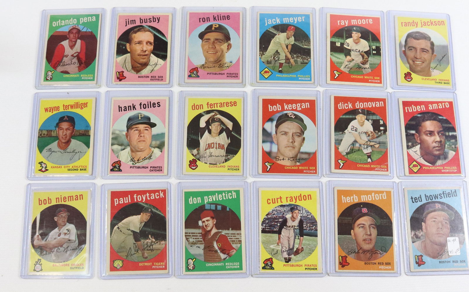 1959 TOPPS BASEBALL CARD LOT (1 of 4)