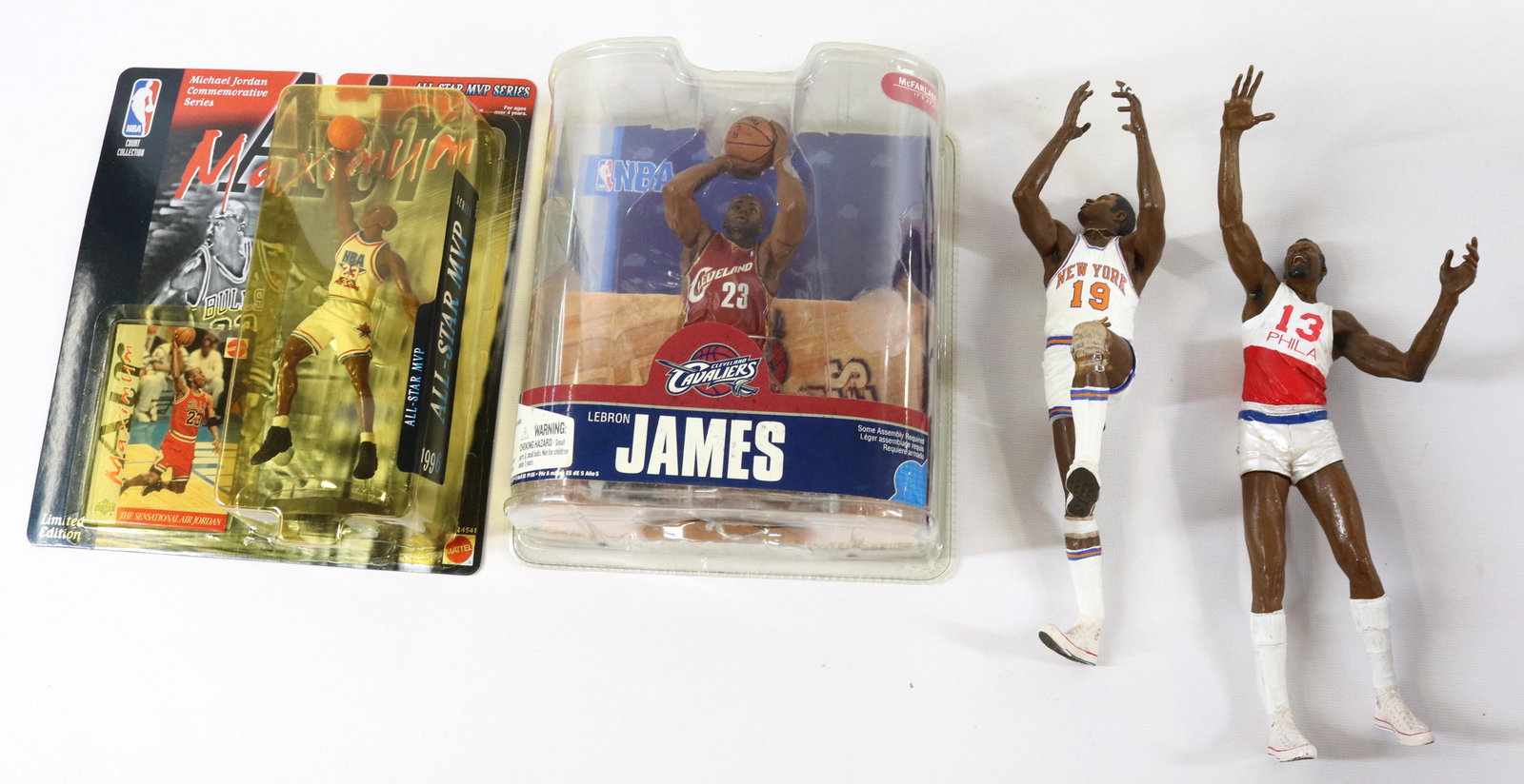 GROUP LOT OF (4) BASKETBALL FIGURES (1 of 4)