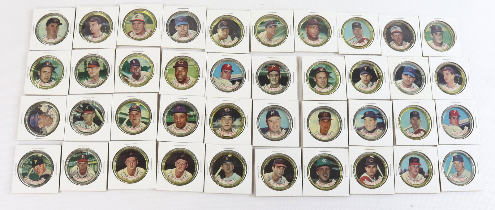 VINTAGE 1964 TOPPS BASEBALL COINS (1 of 2)