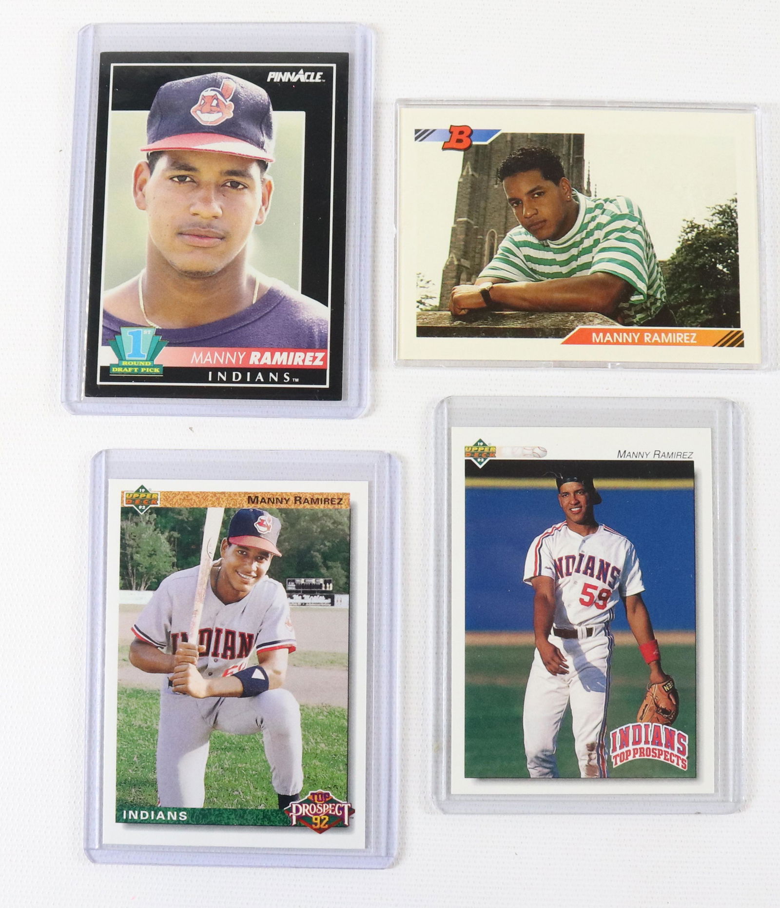 (4) MANNY RAMIREZ BASEBALL CARDS (1 of 2)