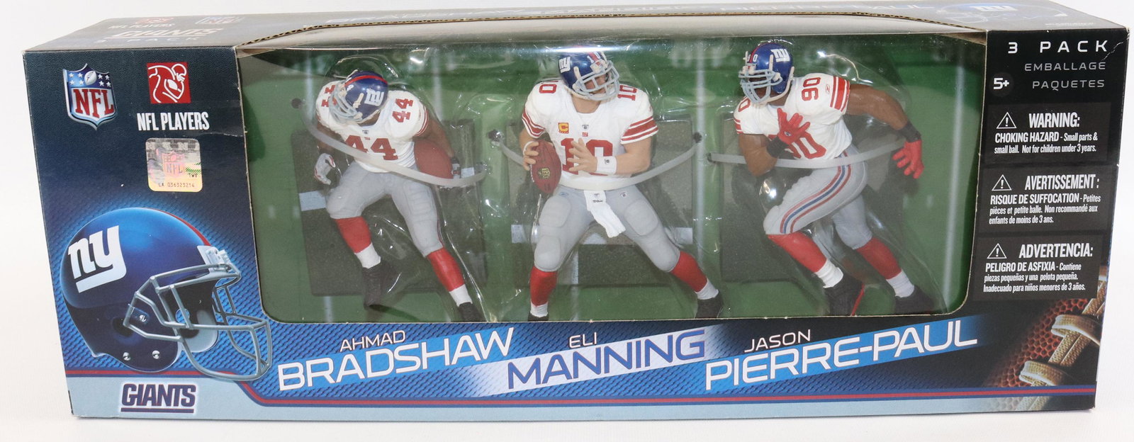 NY GIANTS FOOTBALL PLAYER THREE PACK (1 of 3)