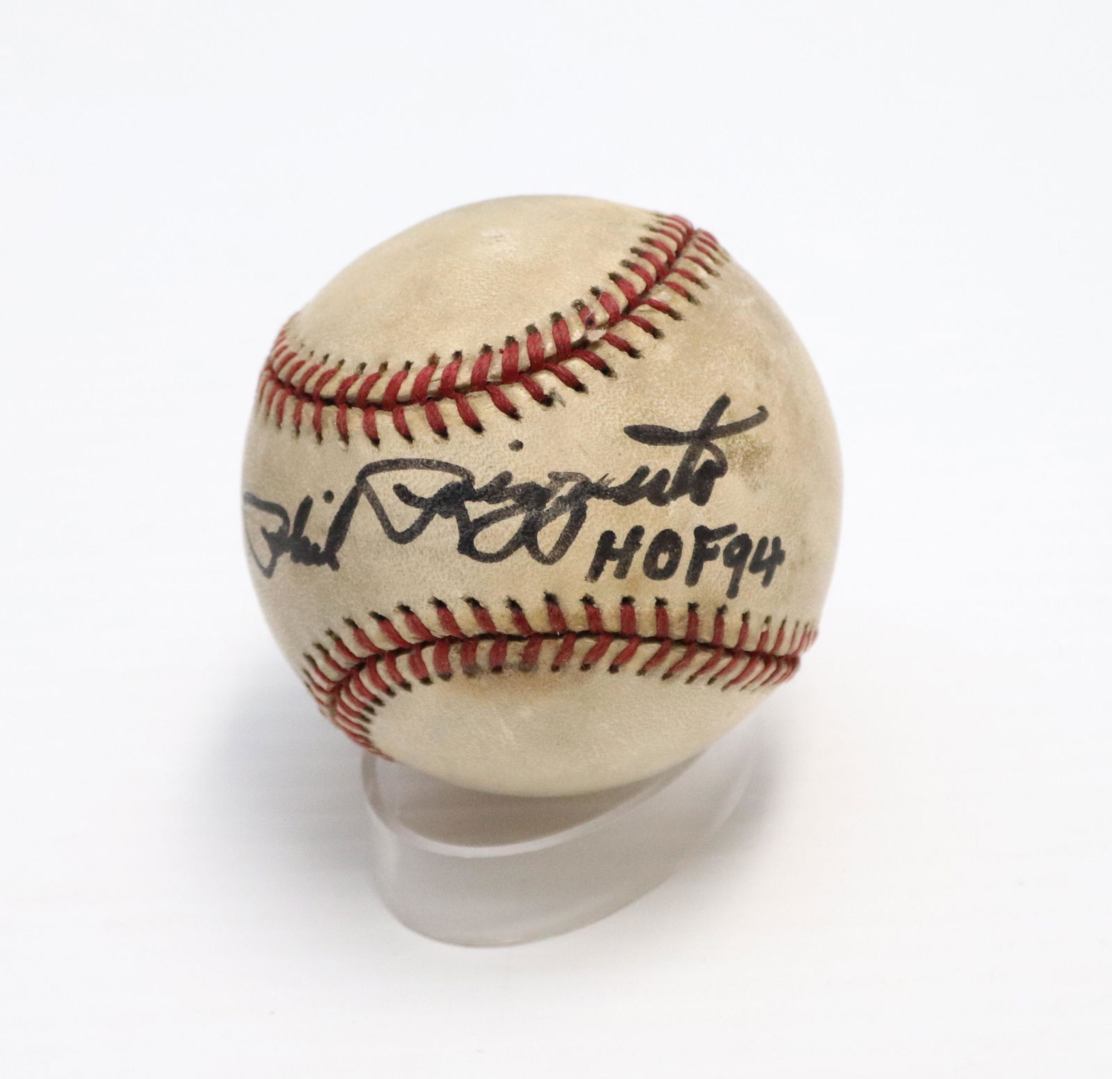 PHIL RIZZUTO AUTOGRAPHED BASEBALL (1 of 3)