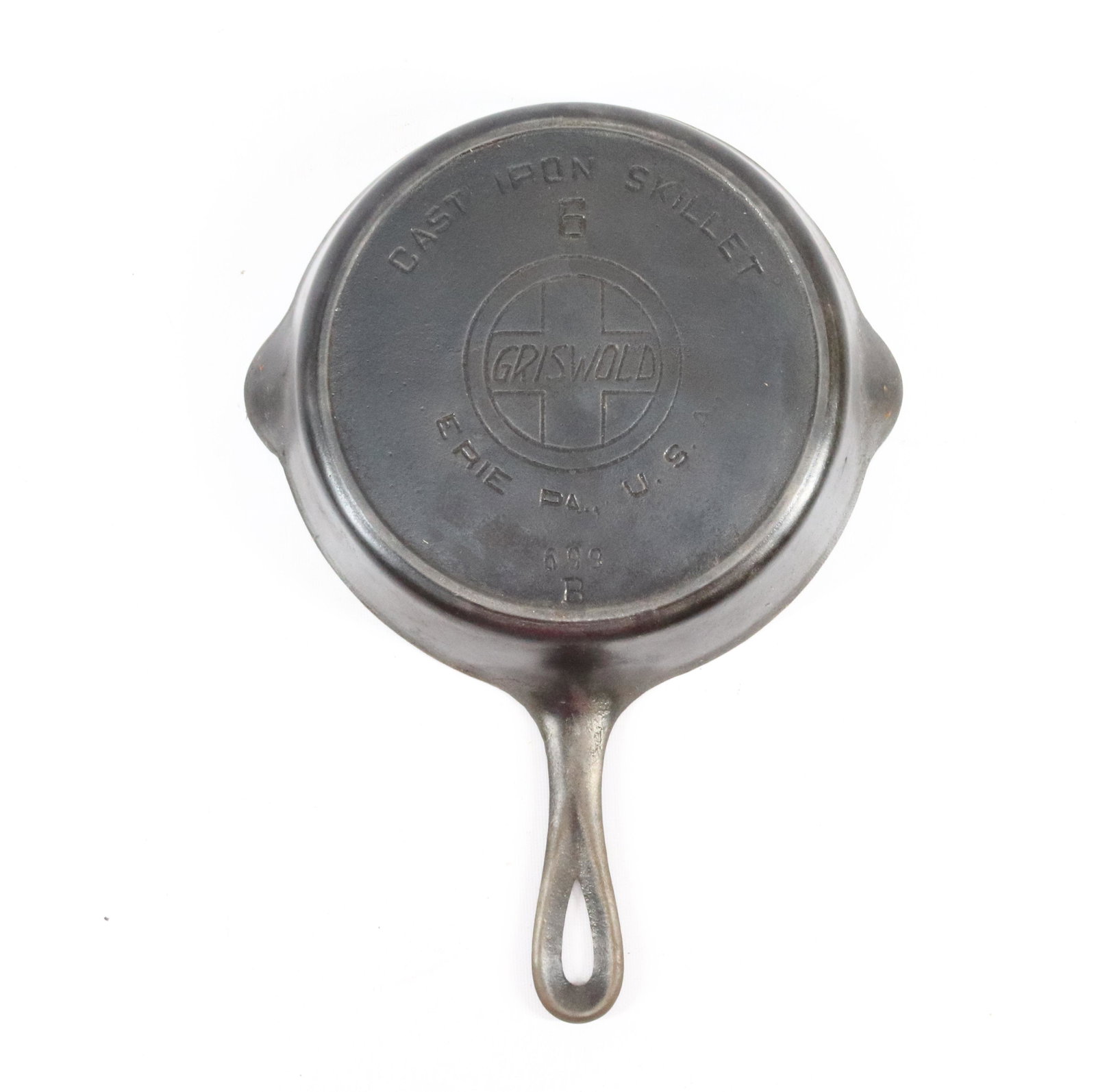 GRISWOLD #6 SKILLET: SLANT LOGO Dimensions PLEASE READ BEFORE BIDDING – PICKUP FOR THIS AUCTION WILL NOT BE UNTIL THE WEEK OF OCTOBER 25TH. PICK-UP WILL BE FROM 9:00AM TILL 4:00PM – YOU MUST MAKE AN APPOINTMEN