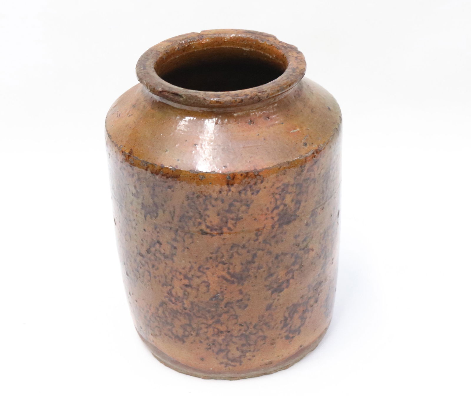 DECORATED REDWARE JAR (1 of 5)