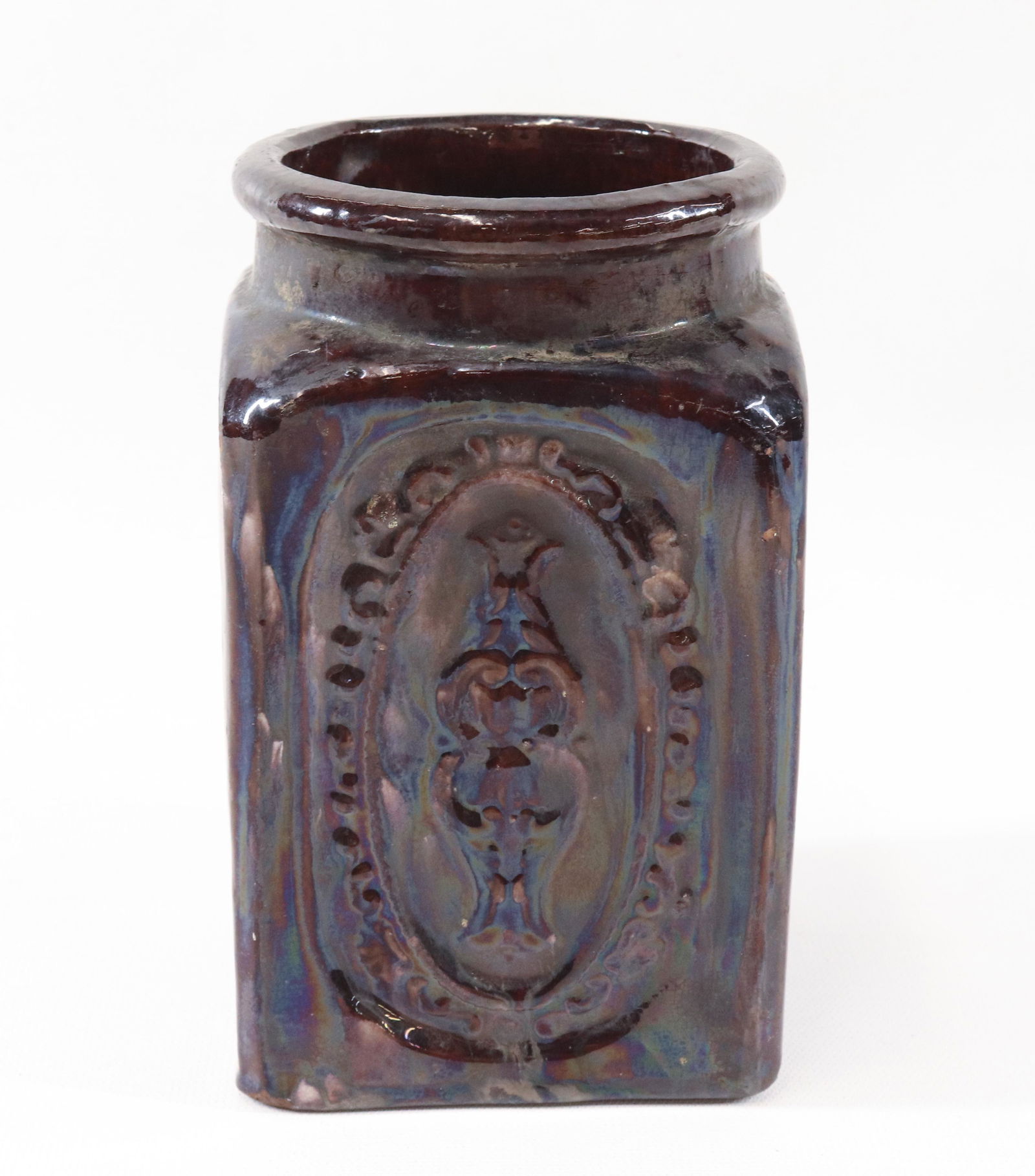 EMBOSSED REDWARE JAR (1 of 5)
