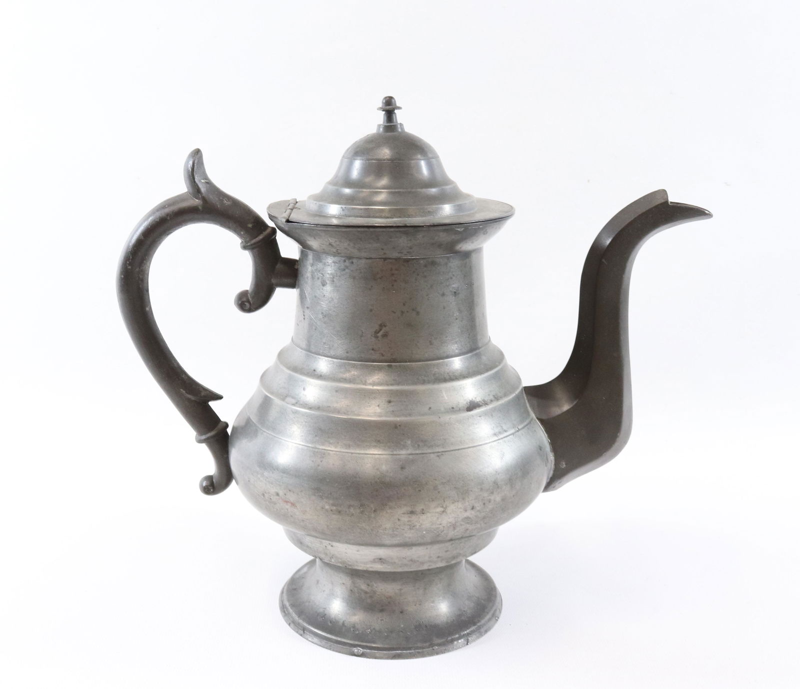 PEWTER GOOSENECK TEAPOT (1 of 3)