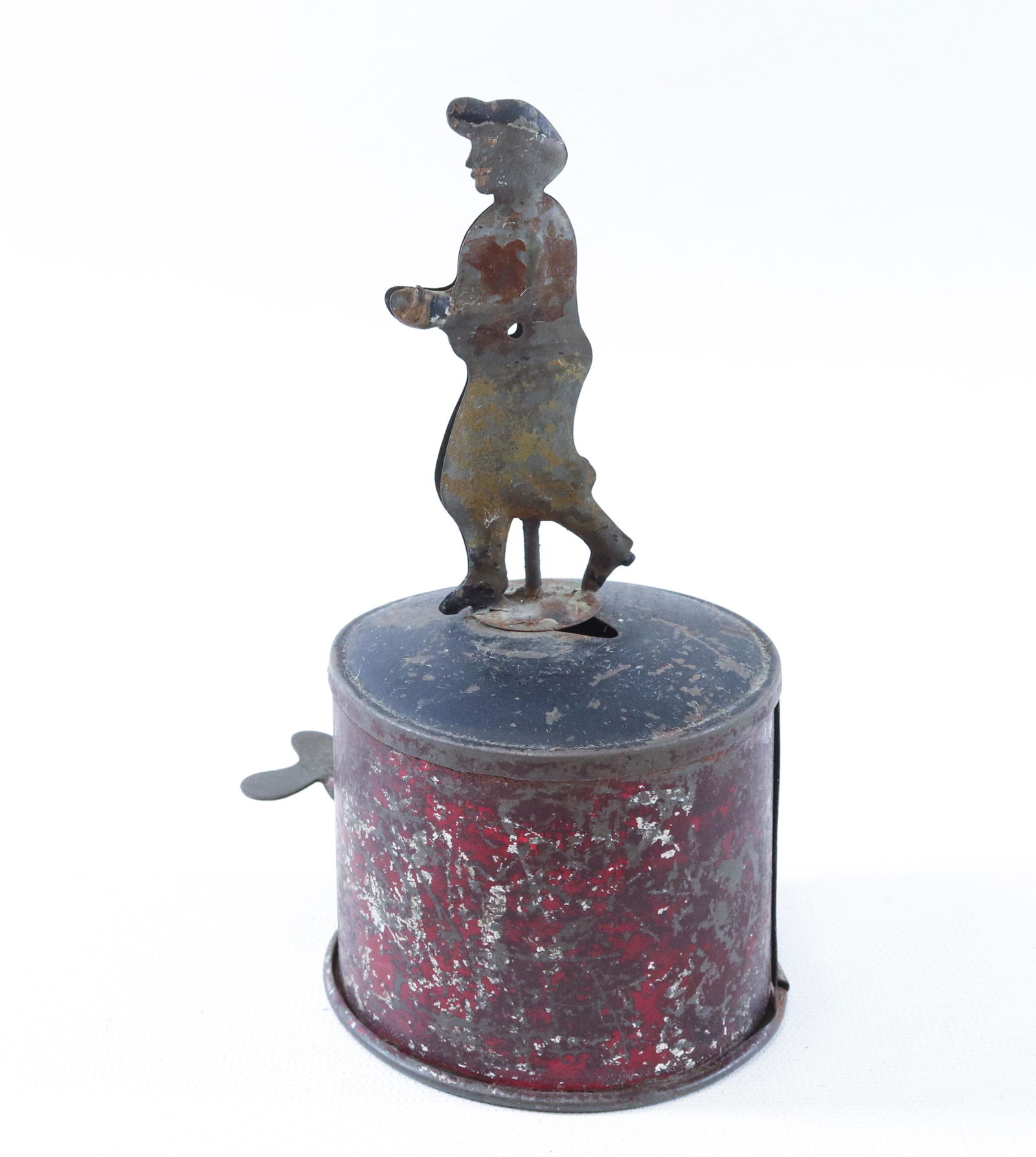 EARLY PAINTED TIN WIND-UP TOY (1 of 3)