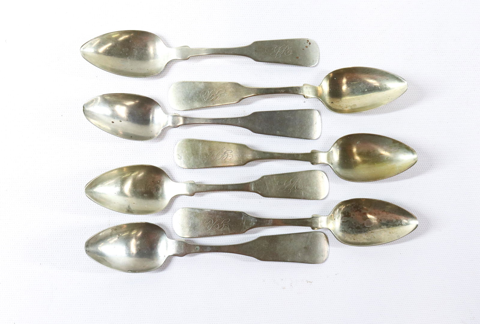 SEVEN COIN SILVER SPOONS (1 of 3)