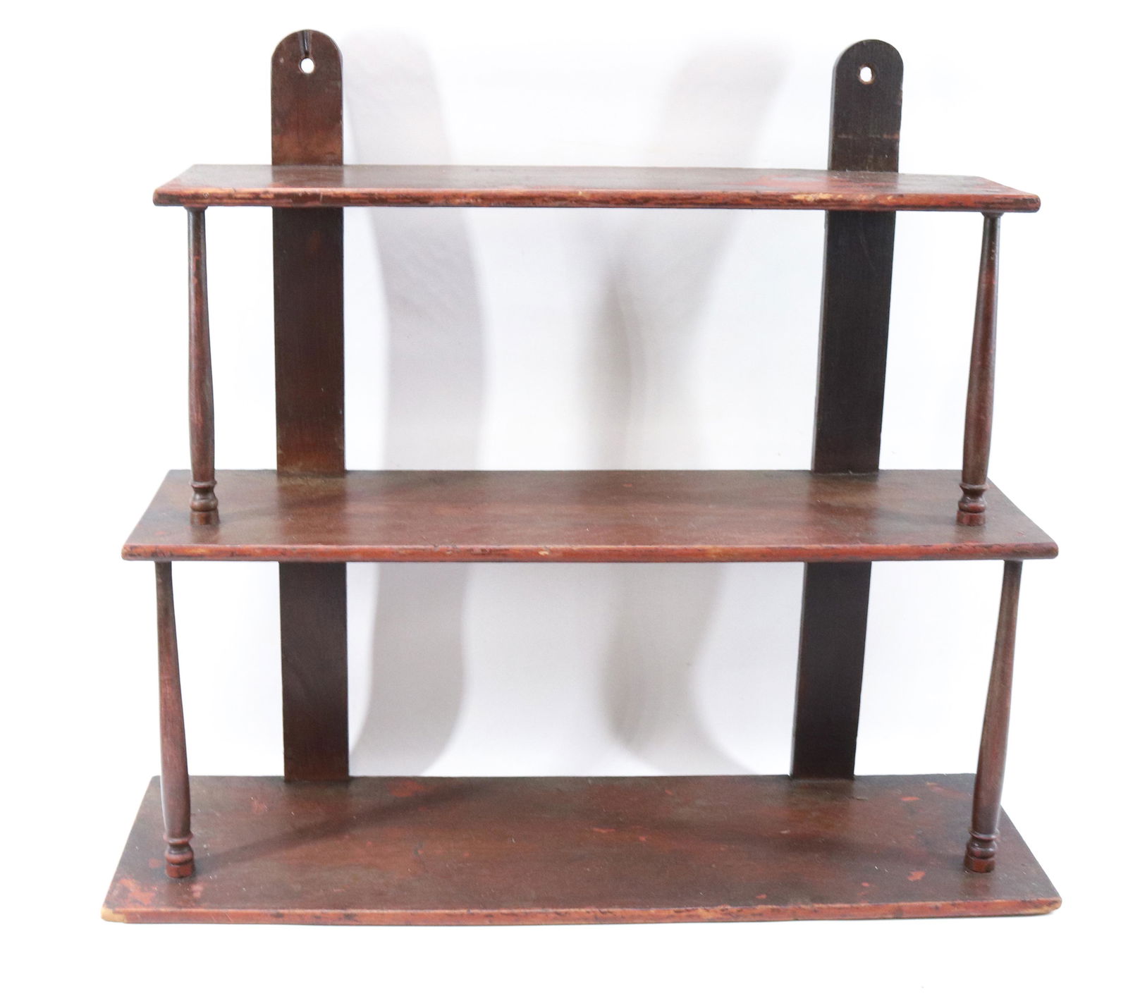 PRIMITIVE WOODEN HANGING SHELF (1 of 3)